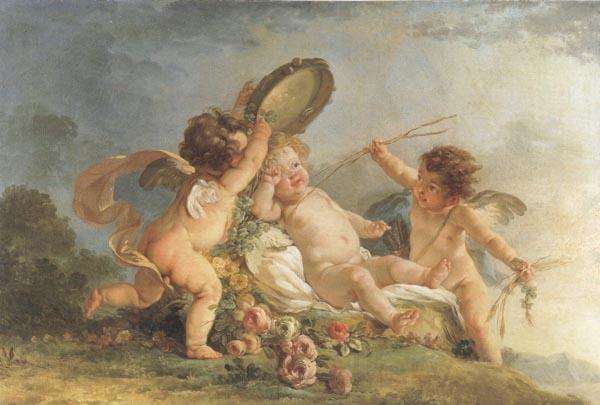 Hughes Taraval The Working of Cupid Spain oil painting art